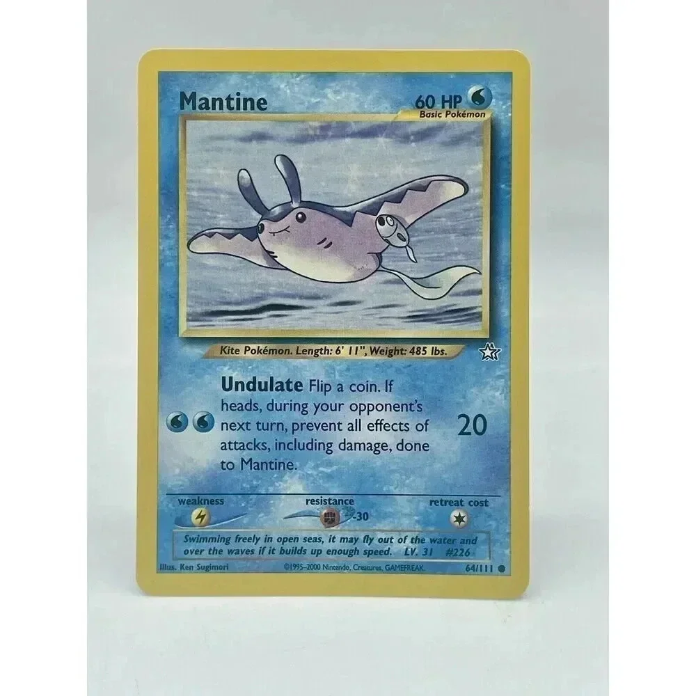 Mantine 64/111 Neo Genesis Pokemon TCG WOTC Non Holo Vintage 2000 NM